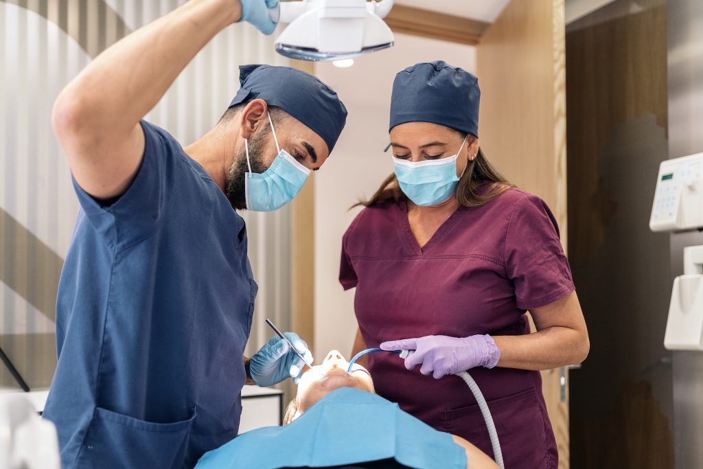 Cosmetic dentistry team at All Smile BDS providing smile makeover services